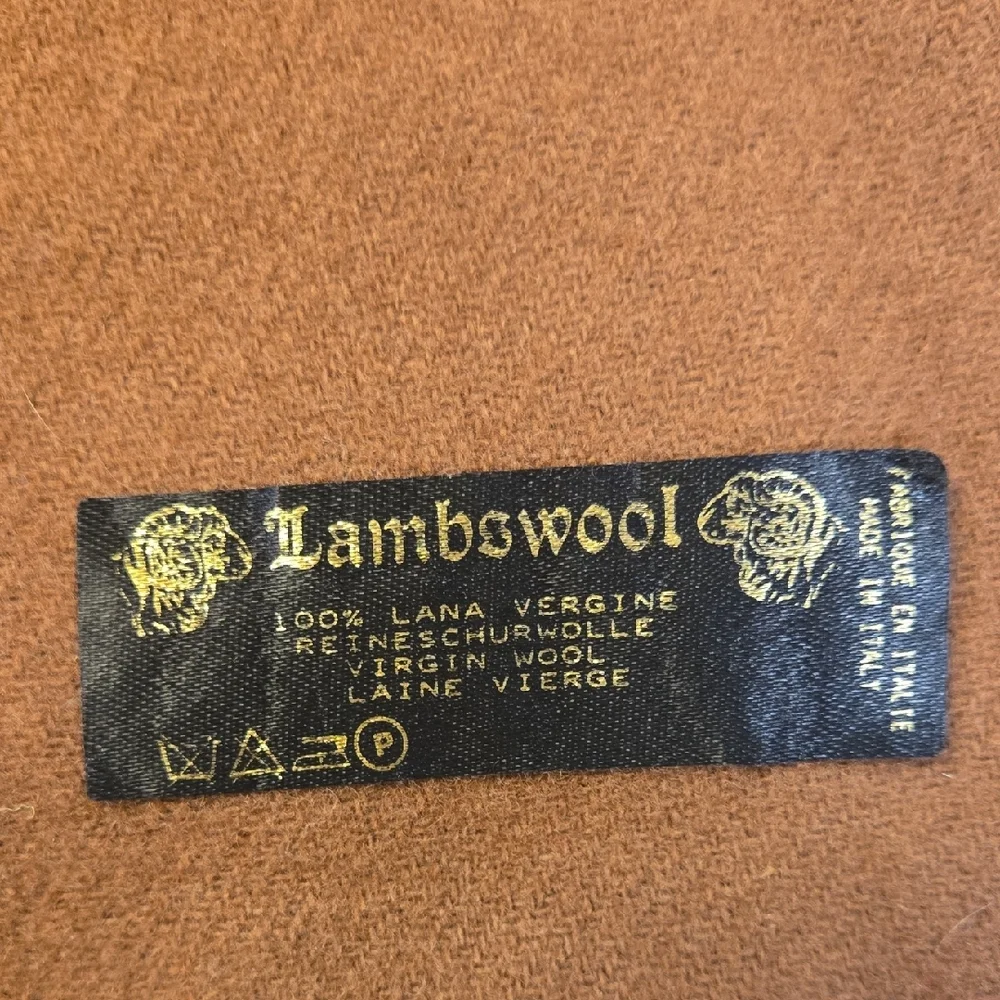 ​100% Virgin Wool Scarf - Classic Camel Tan - Winter Essential